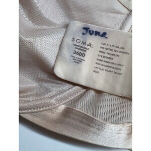 Soma Unbelievable Minimizer Bra 36DD Beige Nude Underwire Adjustable Straps